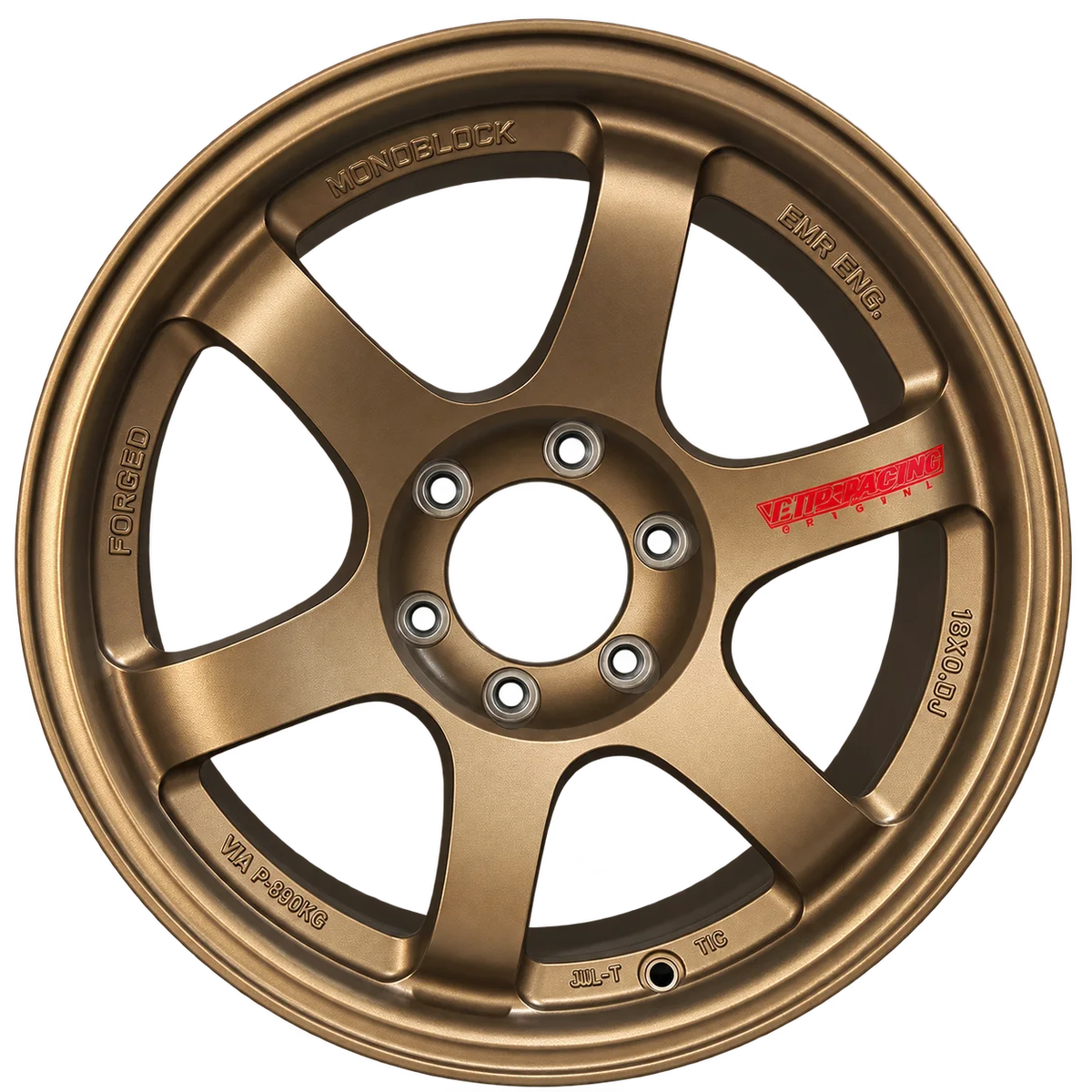 ล้อแม็ก VEMR Racing T37 สีบรอนซ์ 18 × 9.0 นิ้ว