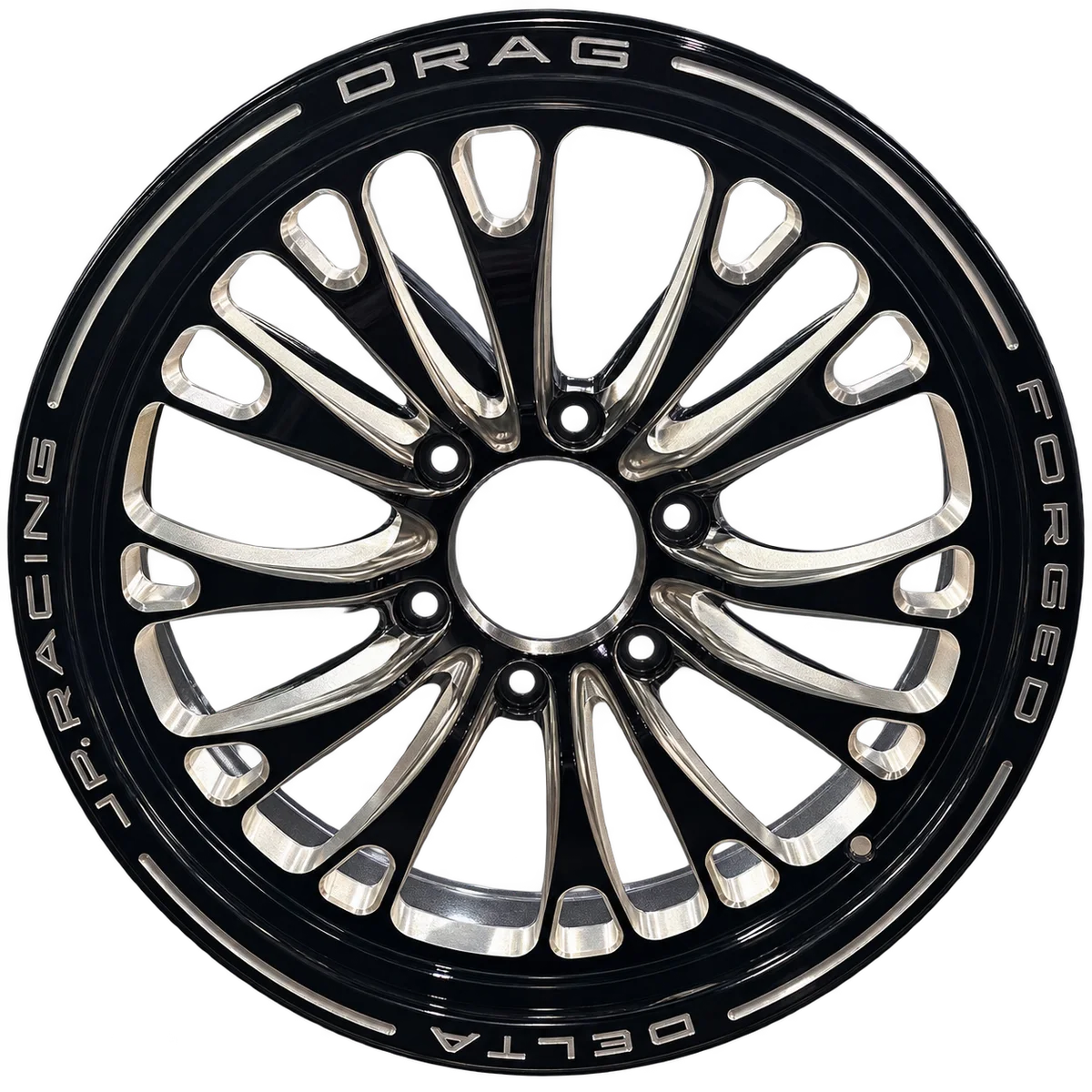 ล้อแม็ก JPW FC-02 DELTA ดำเงากัดก้าน 18 × 8.5 นิ้ว