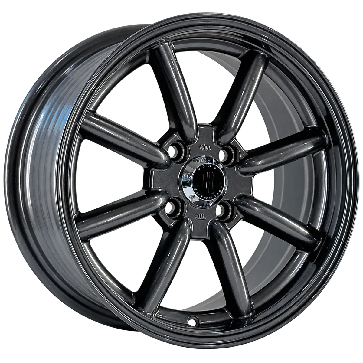 ล้อแม็ก H Performance V01 Vatanabe 15 × 7.0 นิ้ว เทากันเงา (Gunmetal)