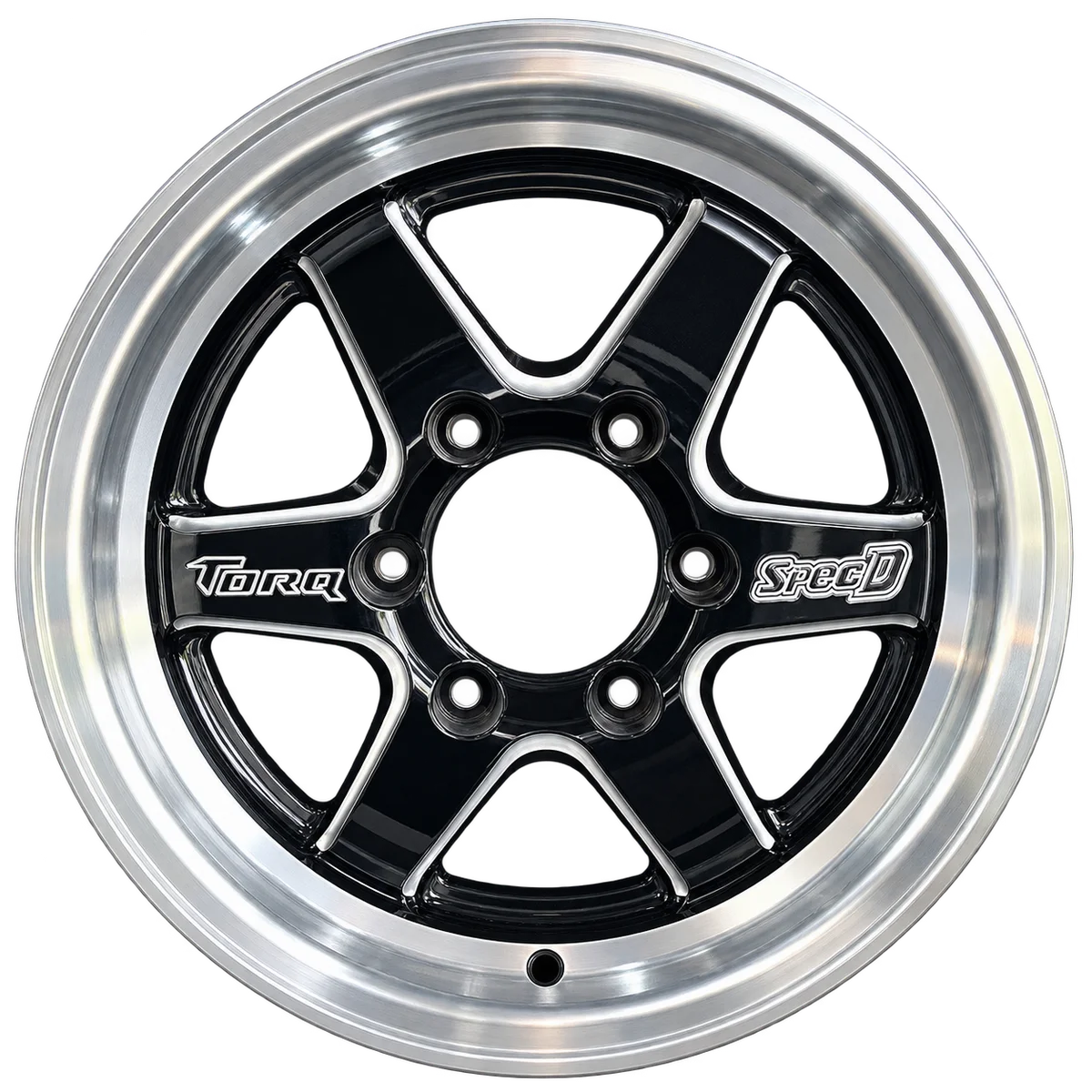 ล้อแม็ก TORQ D1S ดำเงากัดขอบ 15 × 7.5 นิ้ว