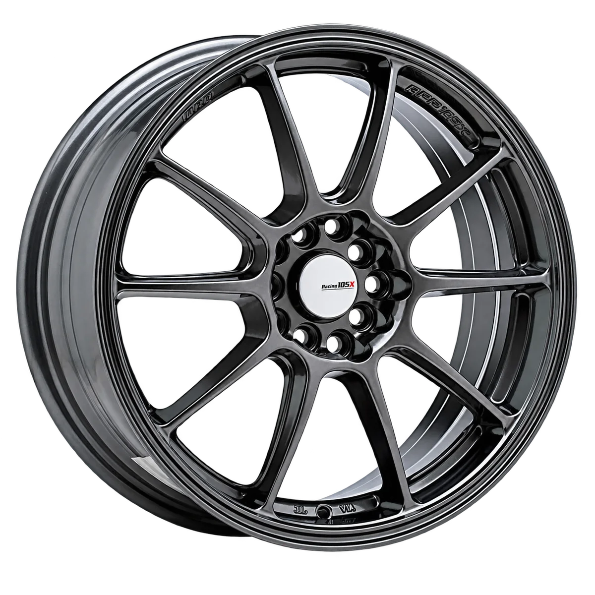 ล้อแม็ก รุ่น TC-105X 17 × 7.0 นิ้ว เทากันเงา (Gunmetal)