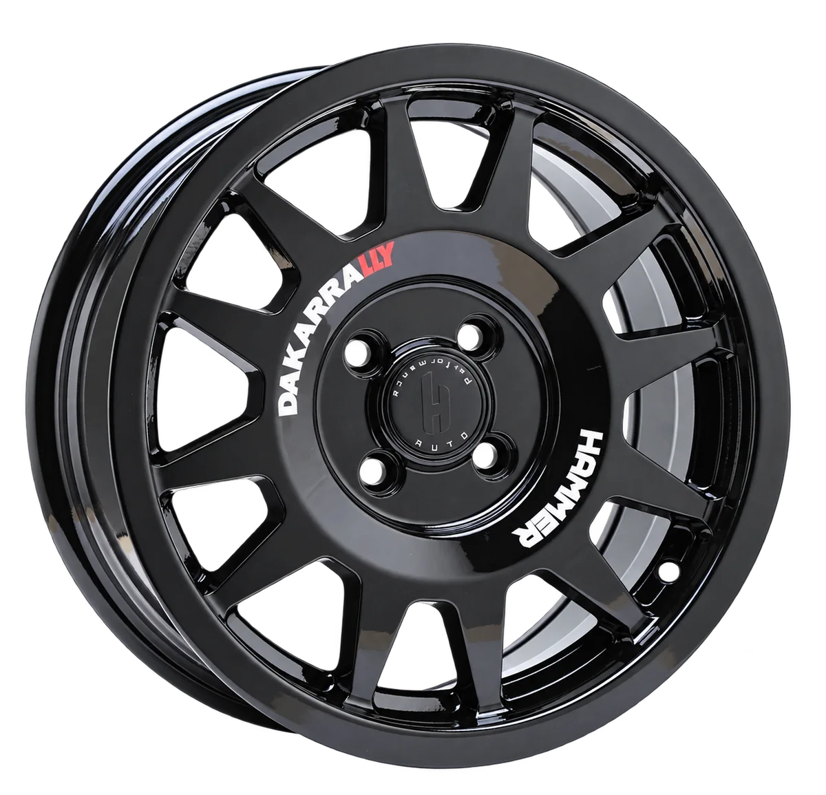 ล้อแม็ก HAMMER H10 Evo 15 × 7.0 นิ้ว ดำเงา