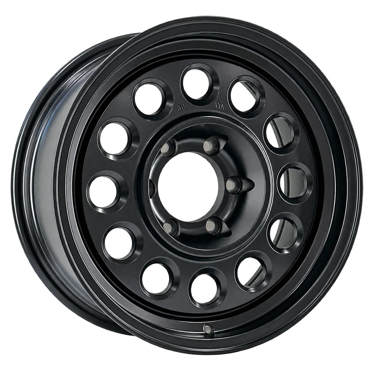 ล้อแม็ก รุ่น M01 จ่าอ๊อด 17 × 8.0 นิ้ว ดำกึ่งด้าน