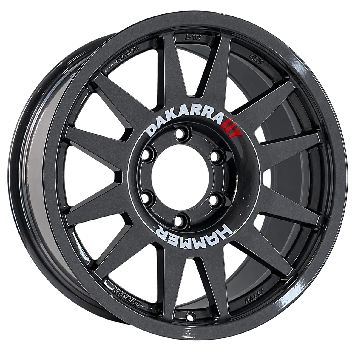 ล้อแม็ก HAMMER H10 Evo 18 × 9.0 นิ้ว เทากันเงา (Gunmetal)