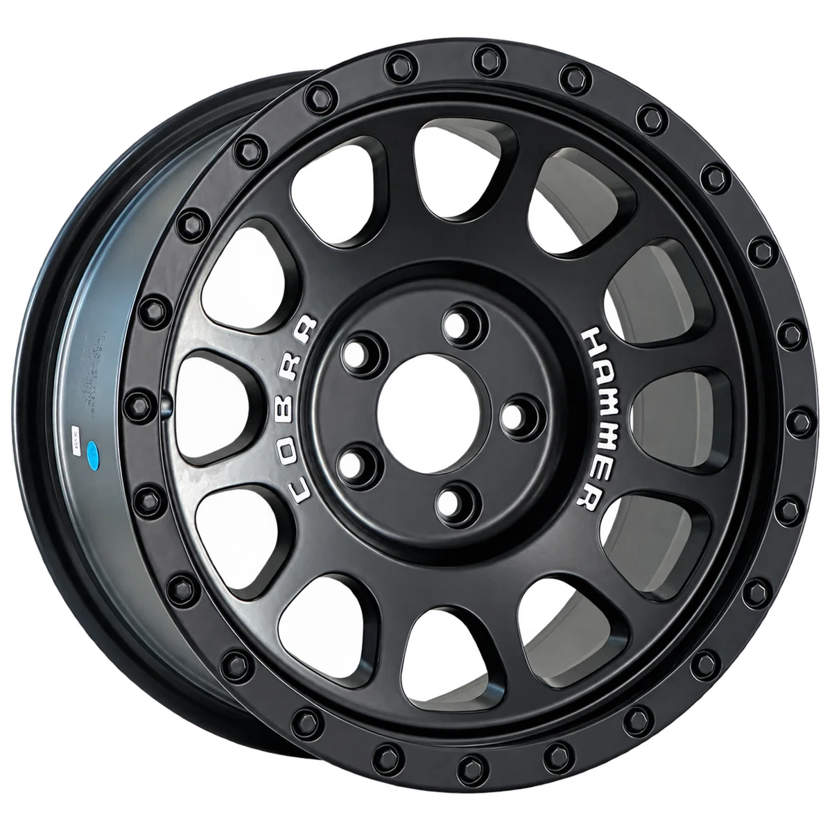 ล้อแม็ก HAMMER M03 Cobra 16 × 8.0 นิ้ว ดำกึ่งด้าน