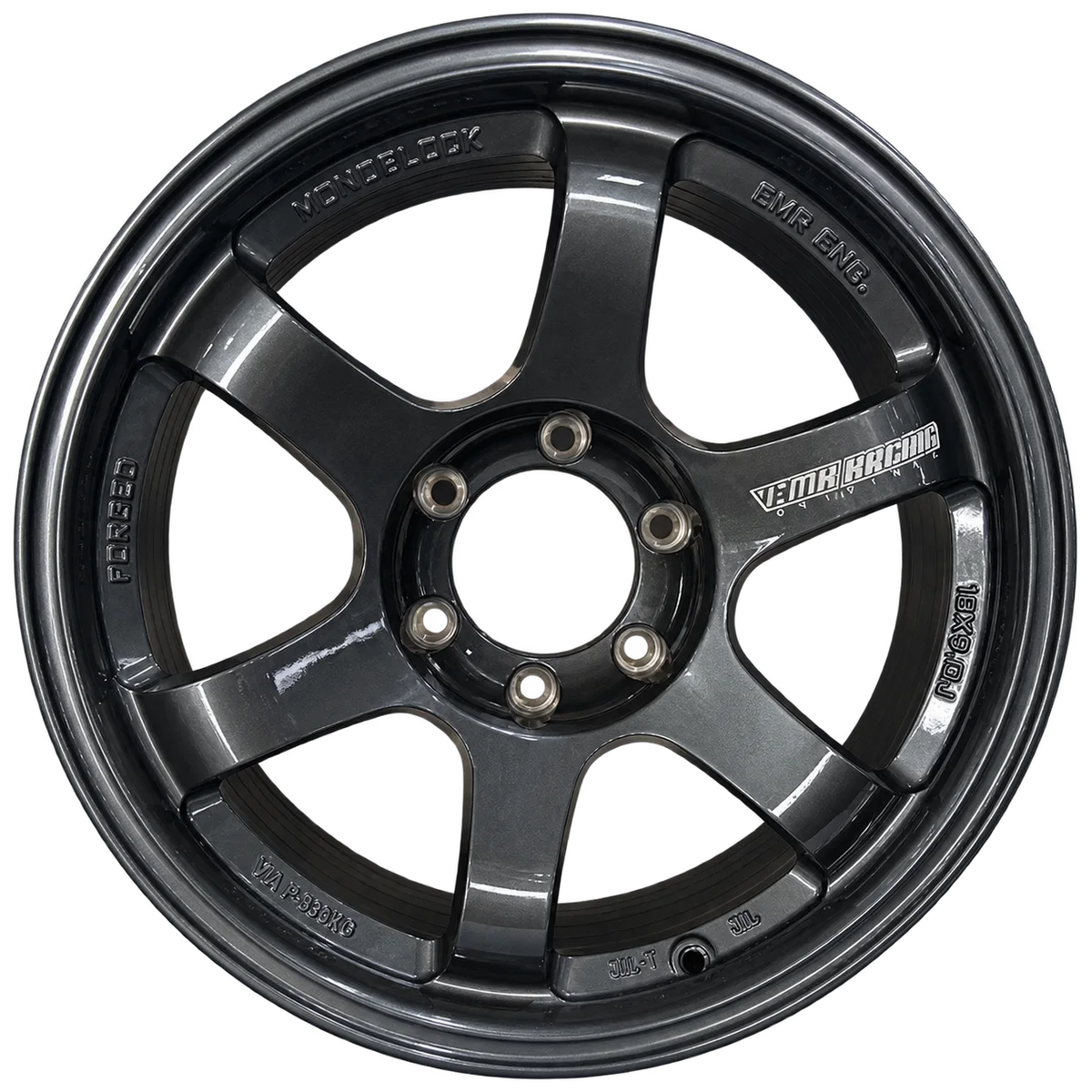 ล้อแม็ก VEMR Racing T37 สีเทาดำ 18 × 9.0 นิ้ว
