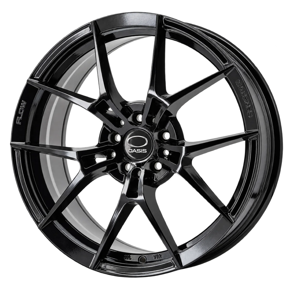 ล้อแม็ก OASIS PS03 18 × 8.0 นิ้ว Gloss Black