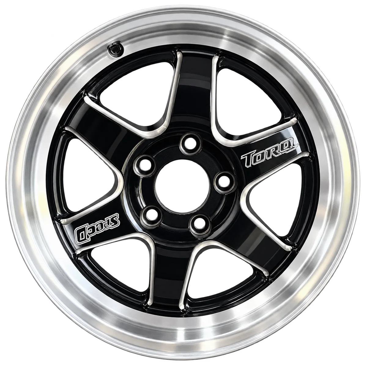 ล้อแม็ก TORQ D1S ดำเงากัดขอบ 15 × 7.5 นิ้ว