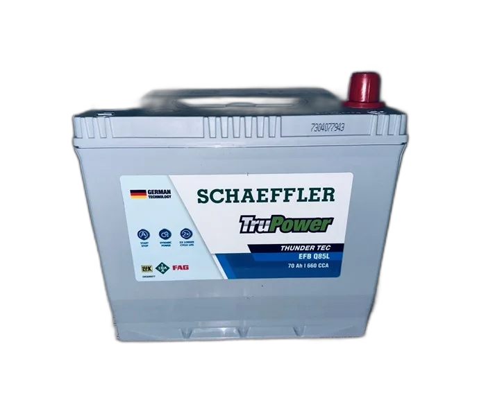 แบตเตอรี่ Schaeffler TruPower EFB Q85L 70Ah 660CCA
